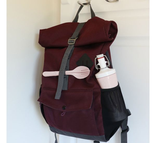 Бутылка для воды Plopp To Go, Organic, 425 мл, розовая, Koziol, изображение 2