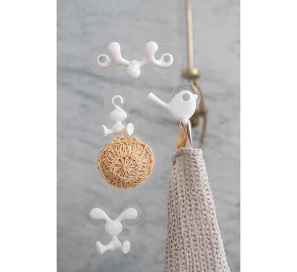 Крючок для душа настенный Pip, Organic, молочный, Koziol, изображение 2