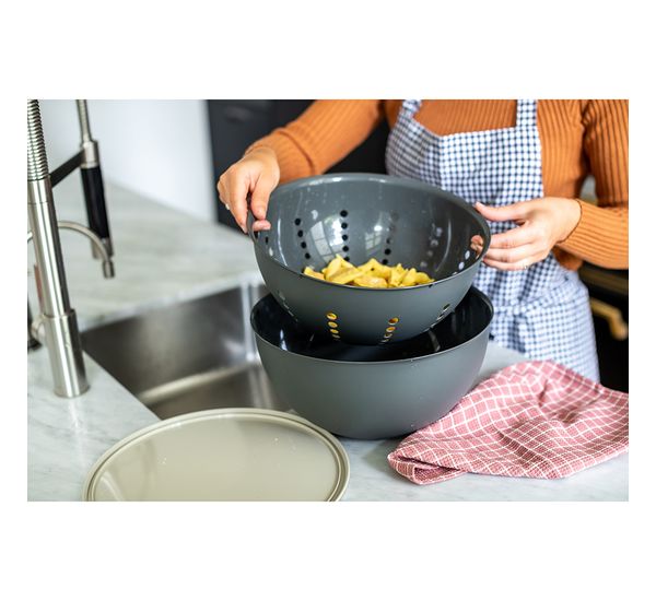 Дуршлаг Palsby, Organic, 5 л, темно-серый, Koziol, изображение 2