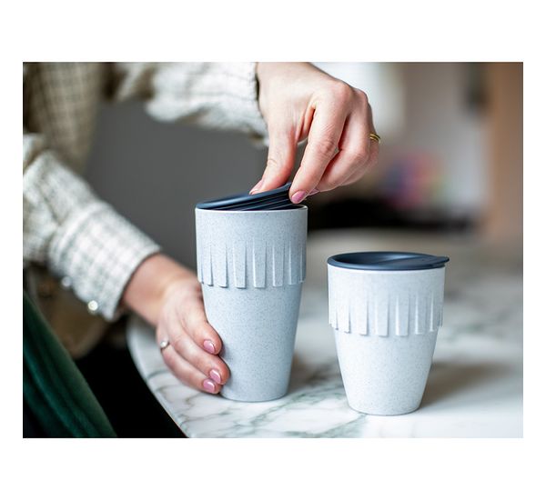 Кружка для латте Connect, Organic, 400 мл, синяя, Koziol, изображение 7