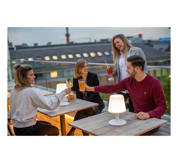 Лампа настольная Light To Go, Organic, темно-серая, Koziol, изображение 10