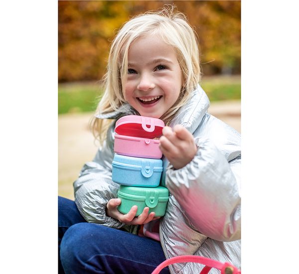 Ланч-бокс Pascal, Organic, 9,6х5,2х7 см, голубой, Koziol, изображение 2