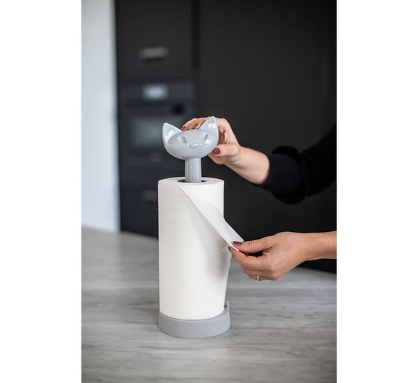 Держатель для бумажных полотенец Miaou, Organic, серый, Koziol, изображение 2