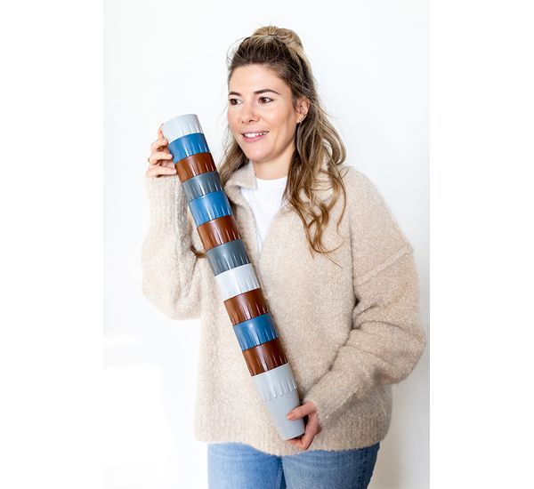 Кружка для латте Connect, Organic, 400 мл, коричневая, Koziol, изображение 10