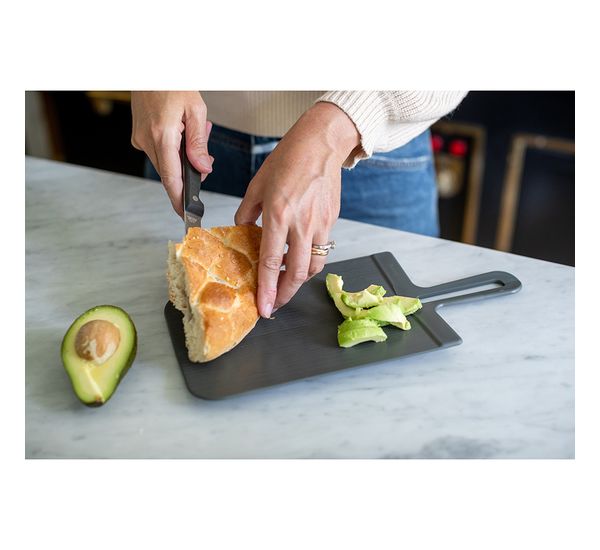 Доска разделочная Snap, Organic, 16,5х33,4 см, темно-серая, Koziol, изображение 2