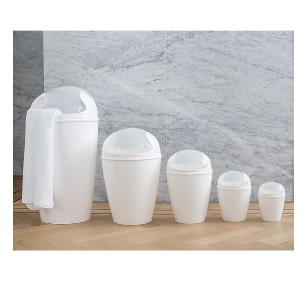 Корзина для мусора с крышкой Del, 12 л, мятная, Koziol, изображение 3