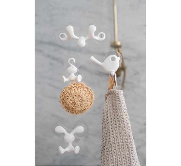 Крючок для душа настенный Moritz, Organic, молочный, Koziol, изображение 3