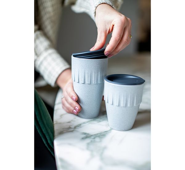 Кружка для капучино Connect, Organic, 300 мл, синяя, Koziol, изображение 6