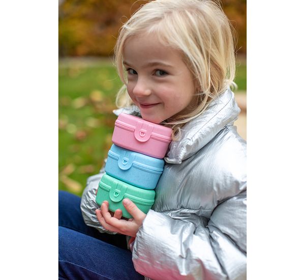 Ланч-бокс Pascal, Organic, 9,6х5,2х7 см, ярко-розовый, Koziol, изображение 2