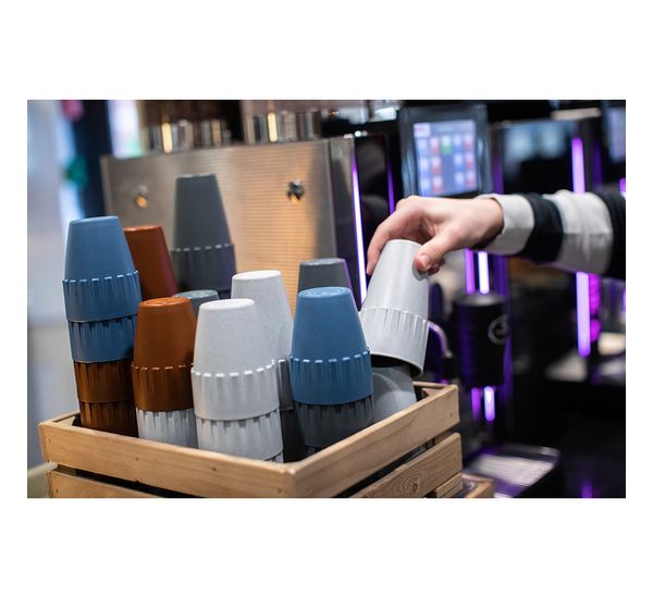 Кружка для латте Connect, Organic, 400 мл, синяя, Koziol, изображение 3